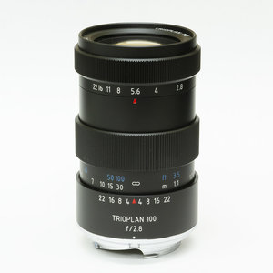 Trioplan 100mm F2.8(ライカMマウント/デモ機処分)