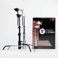 Matthews「5インチ ポケット C-Stand」ブラック＆シルバー セット