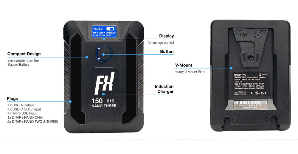 FXLION ワイヤレス機能搭載Vマウントバッテリー「NANO WIRELESS」販売開始のご案内 | KPI - (株)ケンコープロフェショナルイメージング FXLION ワイヤレス機能搭載Vマウントバッテリー「NANO WIRELESS」販売開始のご案内 | KPI - (株)ケンコープロフェショナルイメージング