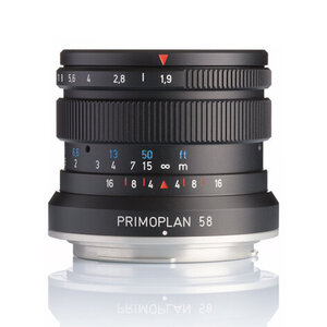 Meyer 単焦点MFレンズ「Primoplan58mmF1.9II」受注のご案内